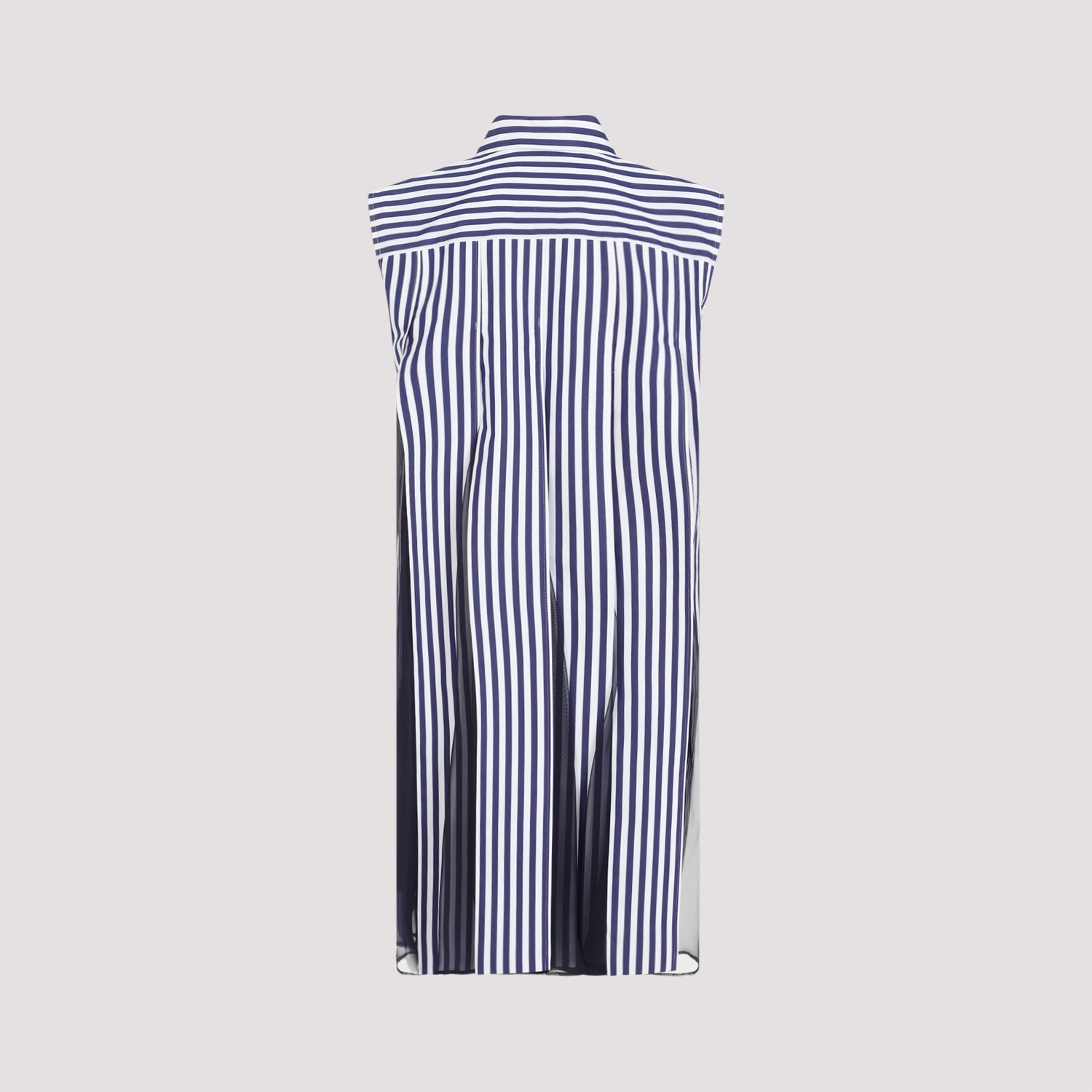 SACAI-OUTLET-SALE-Dress BLAU-ARCHIVIST