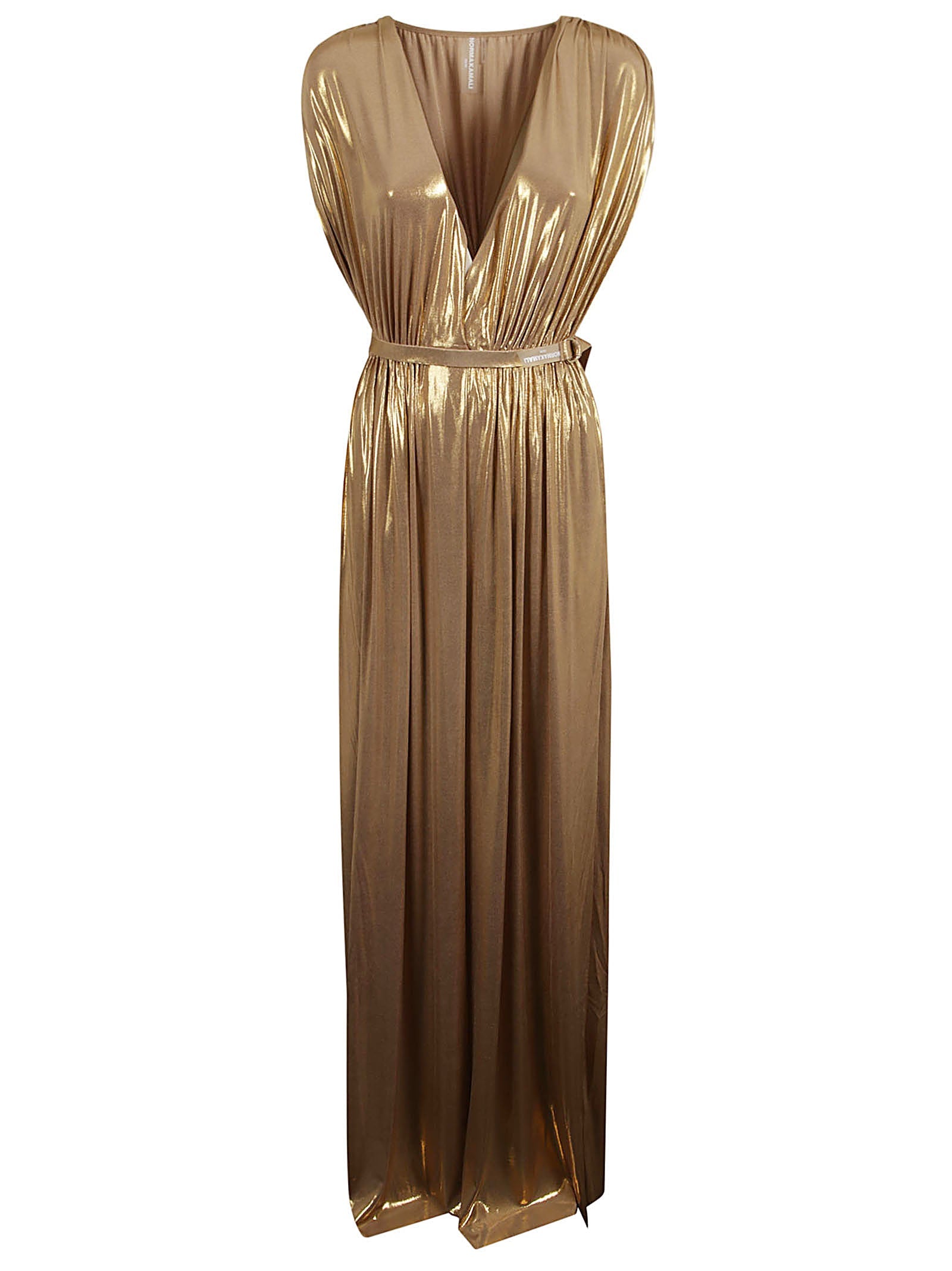 NORMA KAMALI-OUTLET-SALE-Dress GOLD-ARCHIVIST