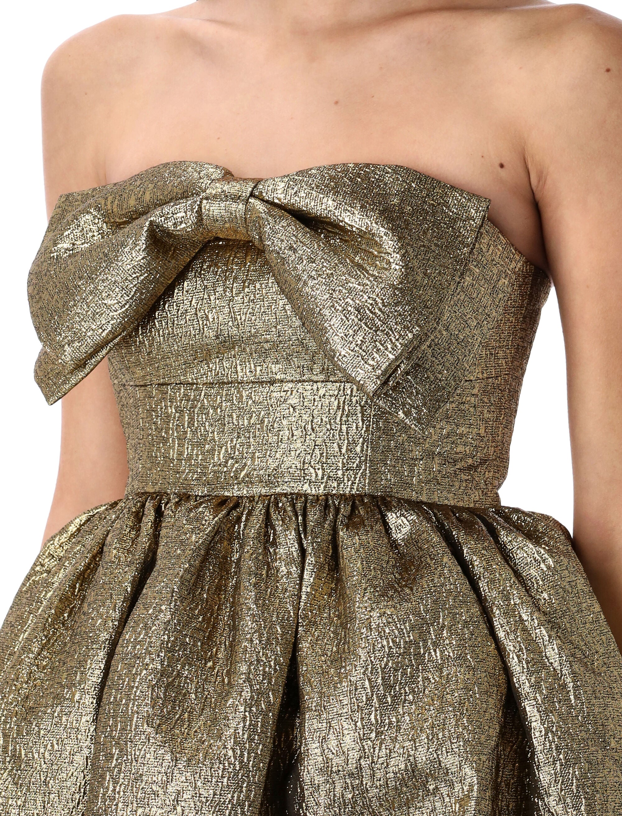 Self Portrait-OUTLET-SALE-Dress GOLD-ARCHIVIST