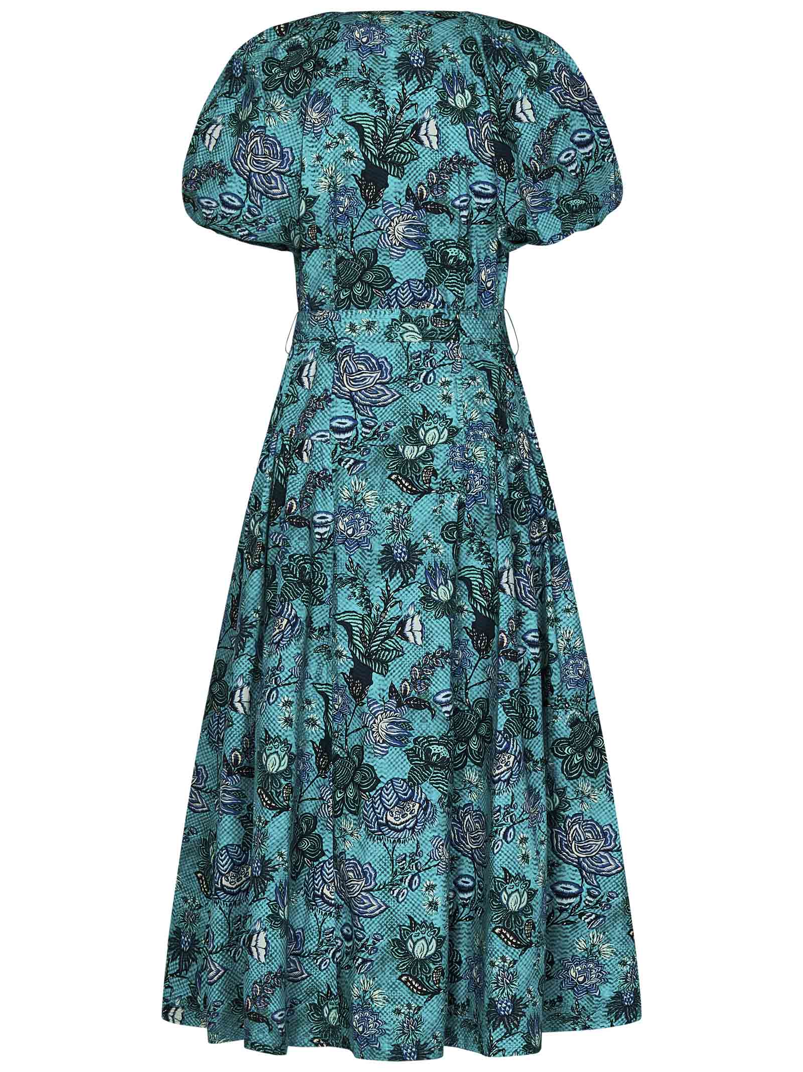 ULLA JOHNSON-OUTLET-SALE-Dress GRÜN-ARCHIVIST