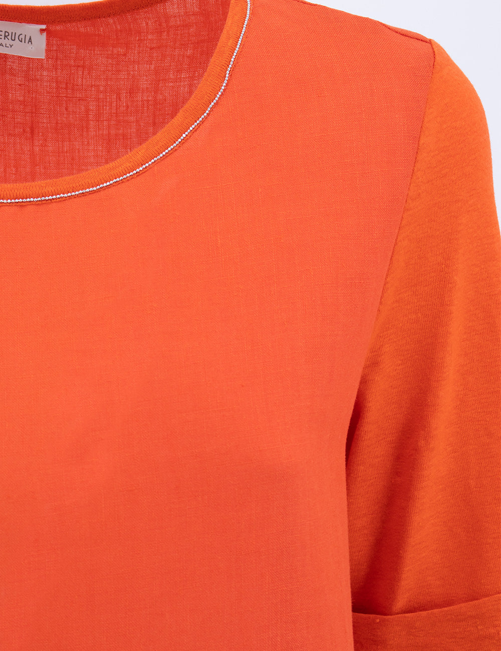 Le Tricot Perugia-OUTLET-SALE-Dress ORANGE-ARCHIVIST