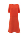 Le Tricot Perugia-OUTLET-SALE-Dress ORANGE-ARCHIVIST