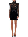 ALESSANDRA RICH-OUTLET-SALE-Dress SCHWARZ-ARCHIVIST