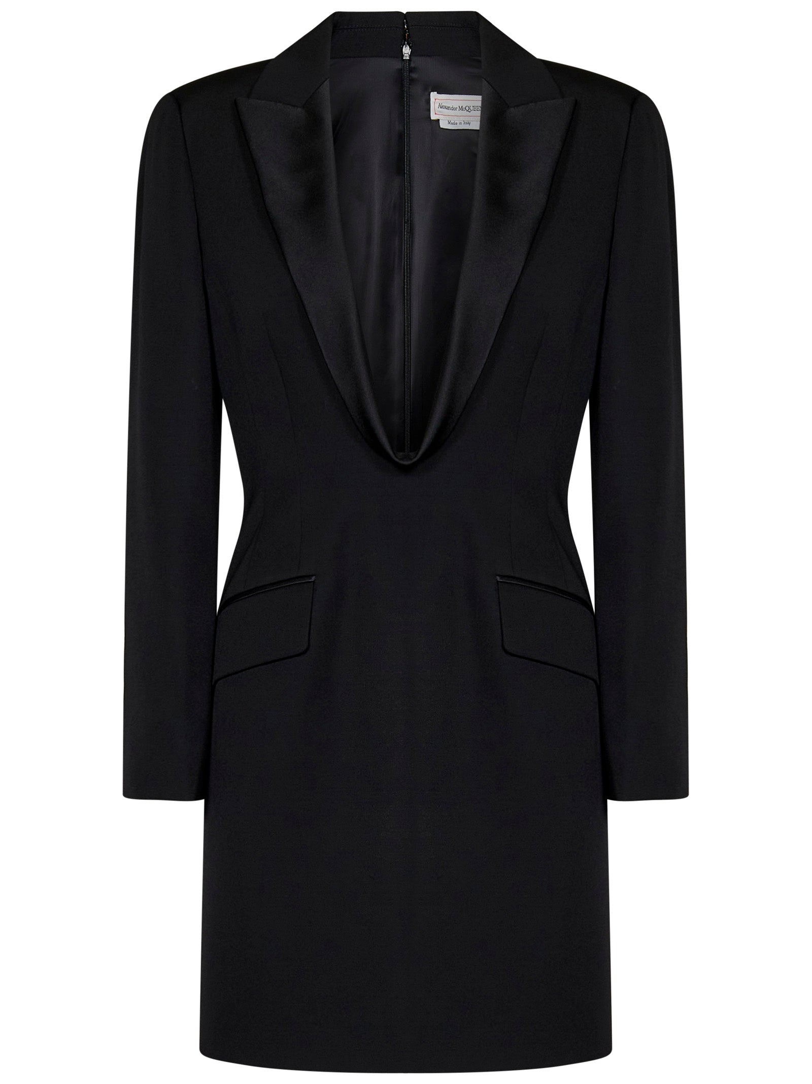 Alexander McQueen-OUTLET-SALE-Dress SCHWARZ-ARCHIVIST