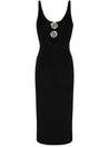 BLUMARINE-OUTLET-SALE-Dress SCHWARZ-ARCHIVIST