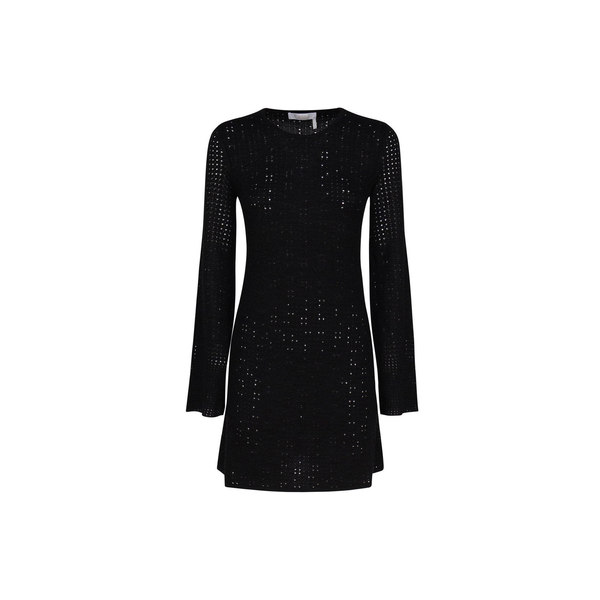 CHLOE'-OUTLET-SALE-Dress SCHWARZ-ARCHIVIST