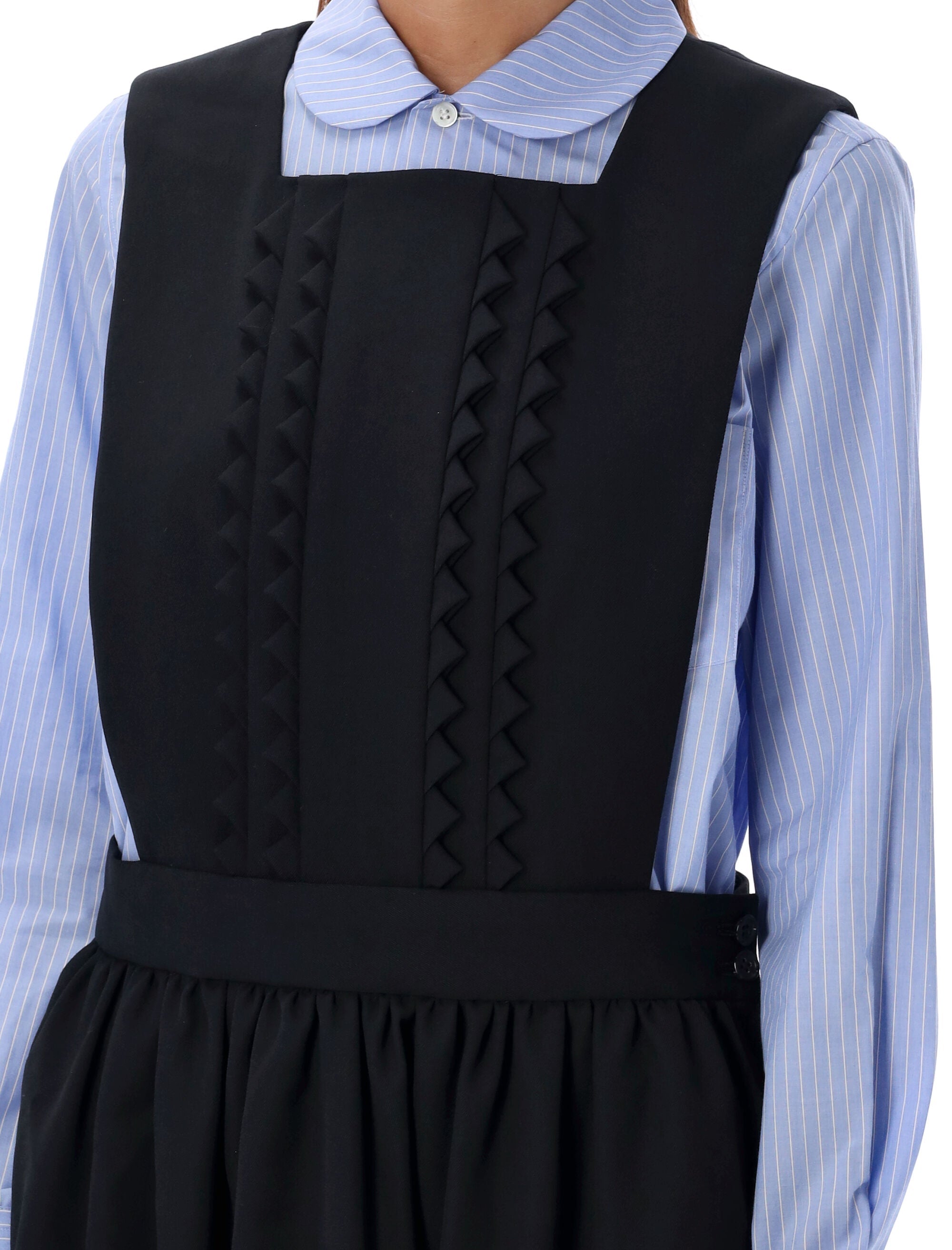 COMME DES GARÇONS-OUTLET-SALE-Dress SCHWARZ-ARCHIVIST