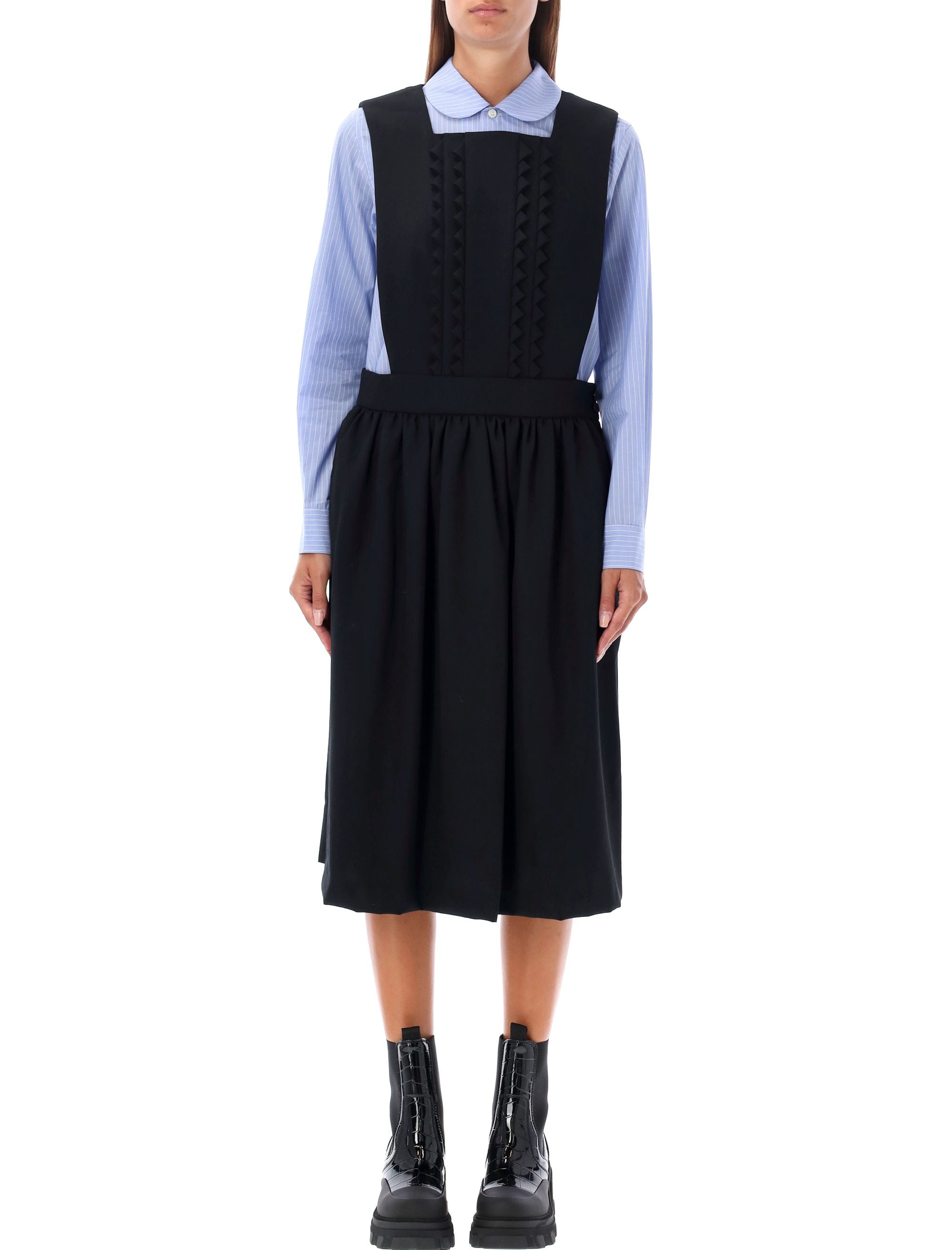 COMME DES GARÇONS-OUTLET-SALE-Dress SCHWARZ-ARCHIVIST