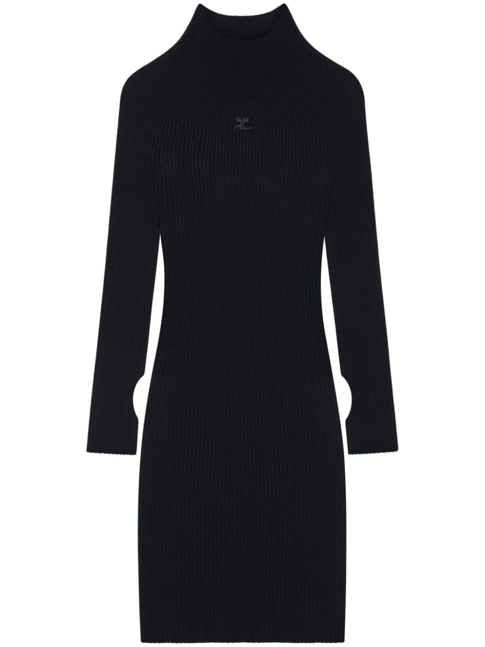 Courreges-OUTLET-SALE-Dress SCHWARZ-ARCHIVIST