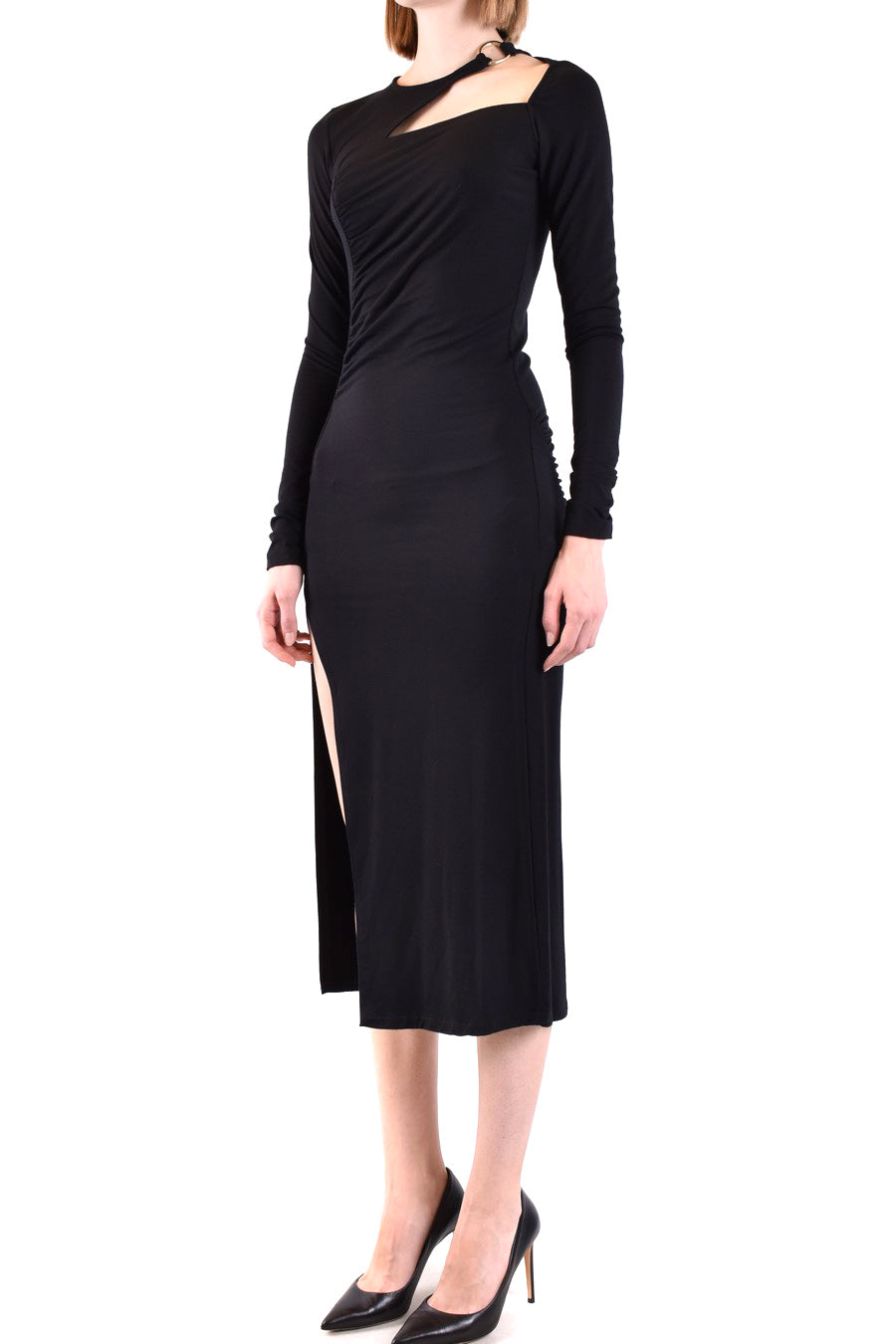 DONDUP-OUTLET-SALE-Dress SCHWARZ-ARCHIVIST