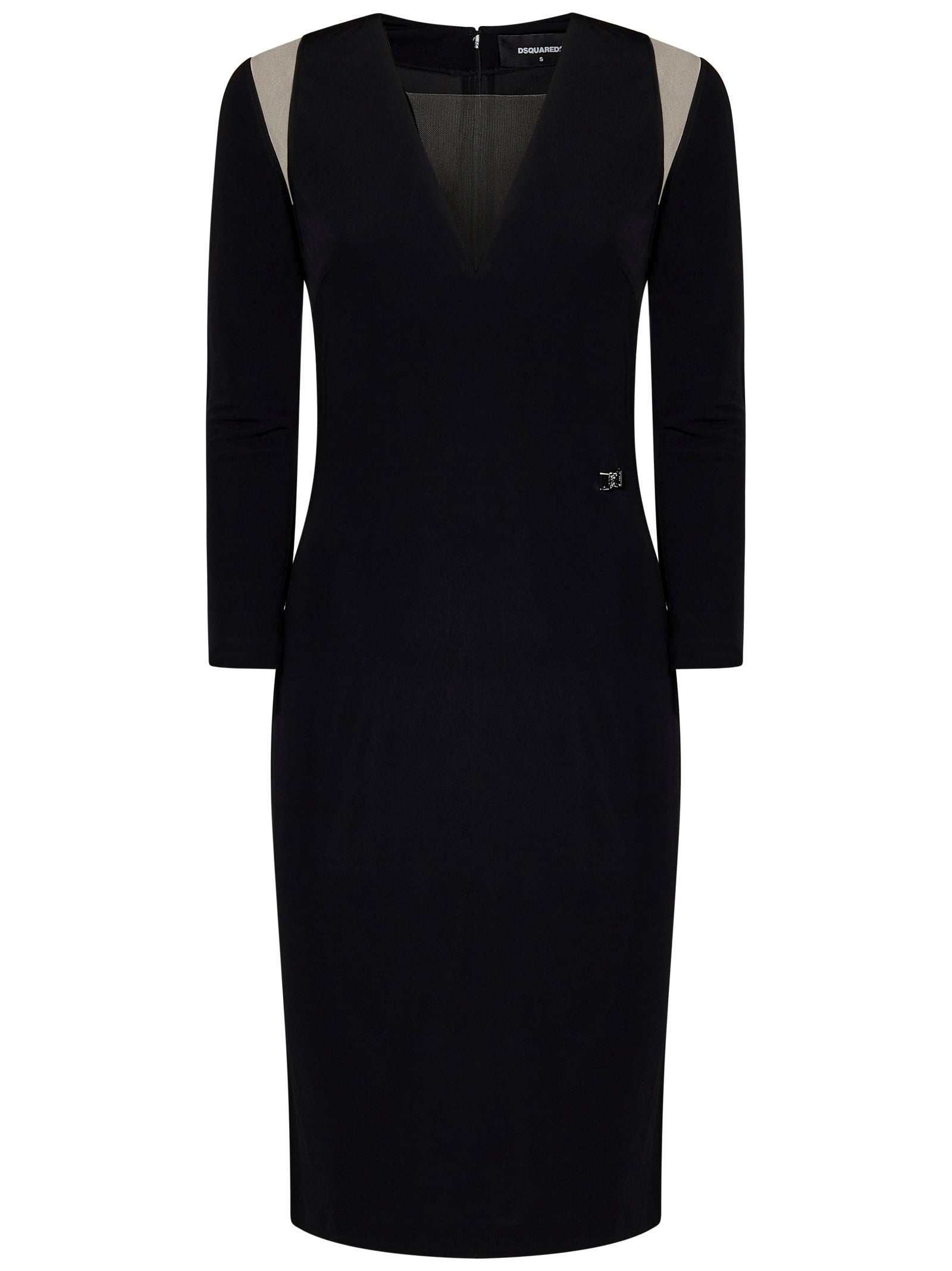 DSQUARED2-OUTLET-SALE-Dress SCHWARZ-ARCHIVIST