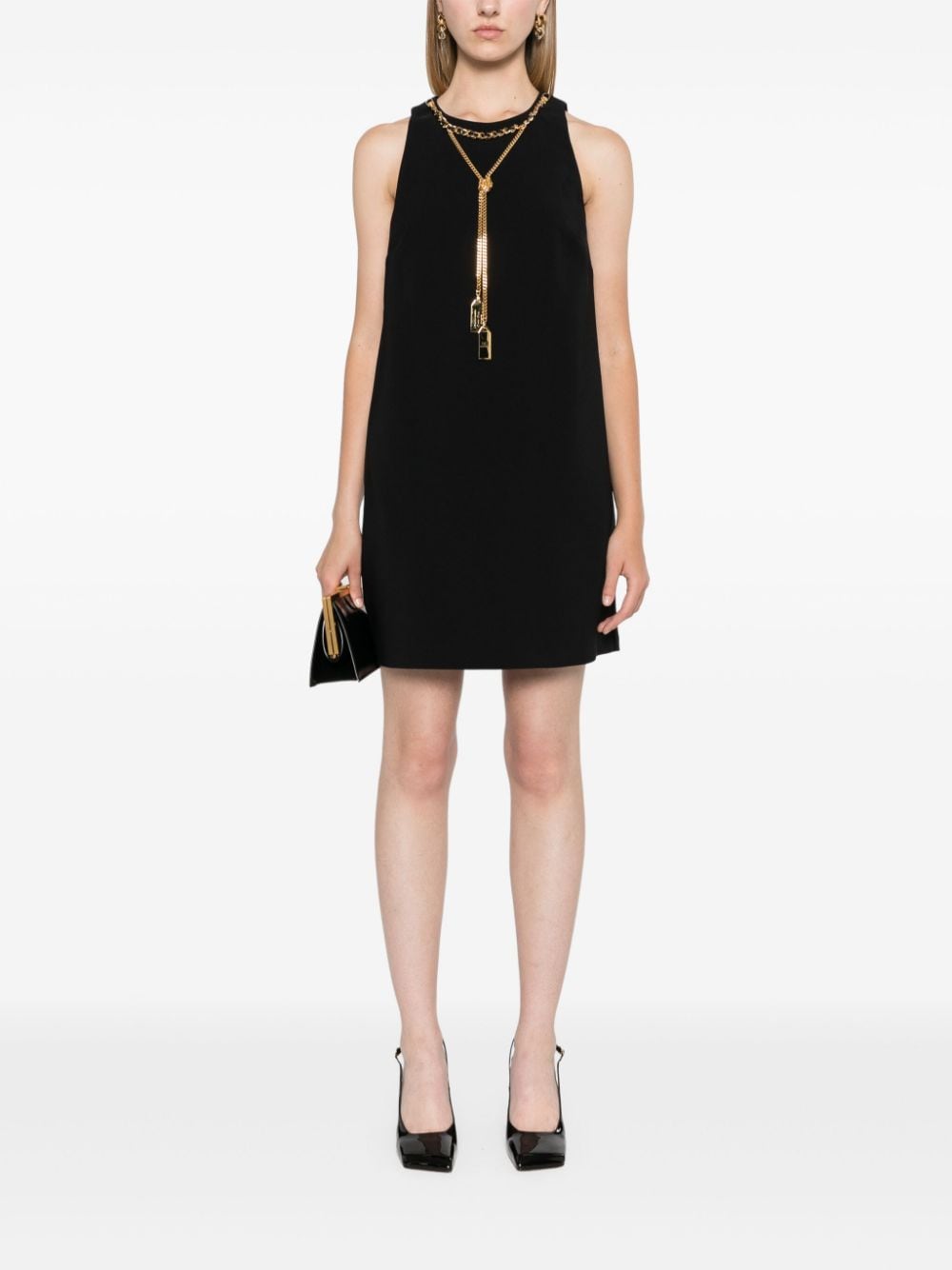 Elisabetta Franchi-OUTLET-SALE-Dress SCHWARZ-ARCHIVIST