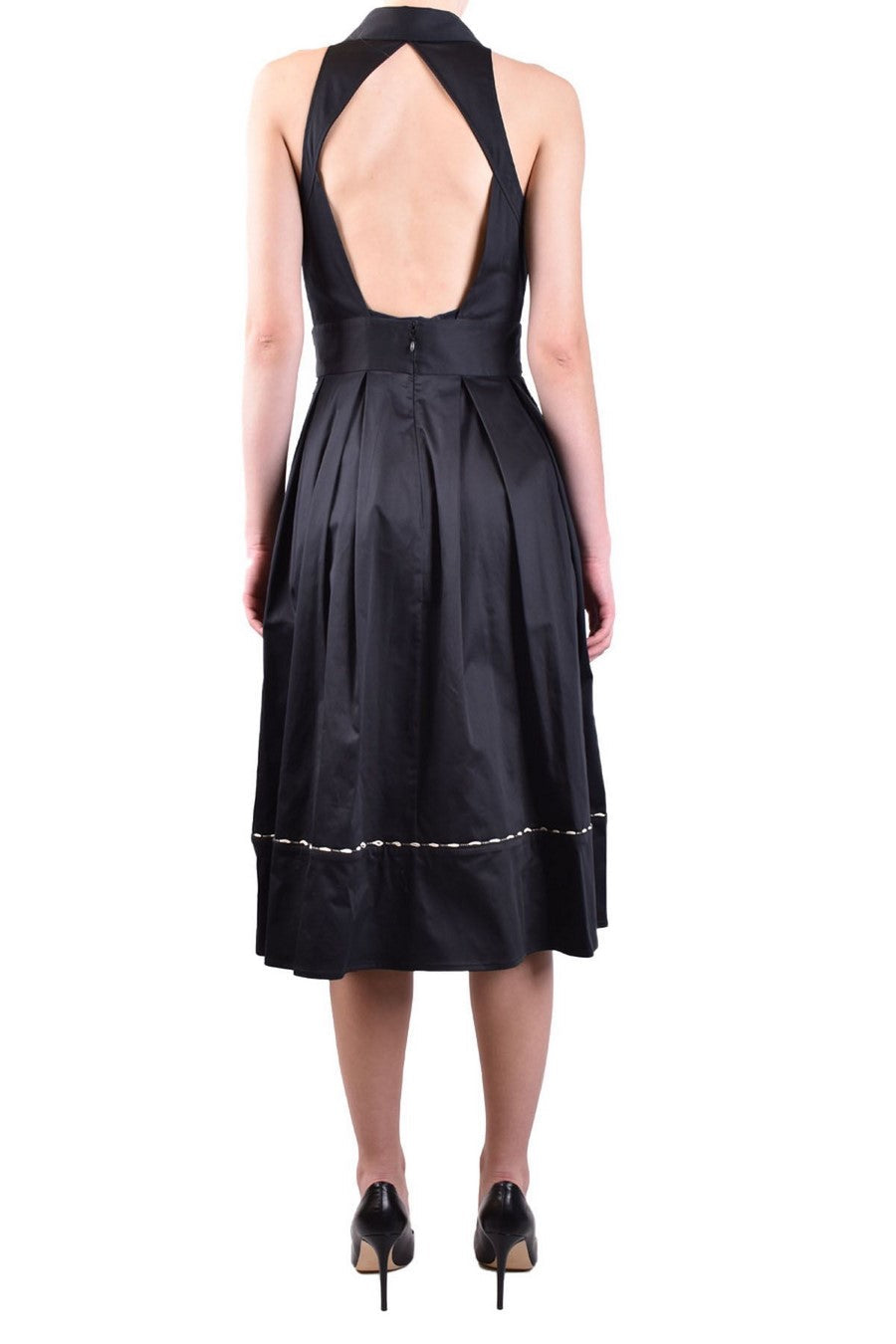 Elisabetta Franchi-OUTLET-SALE-Dress SCHWARZ-ARCHIVIST