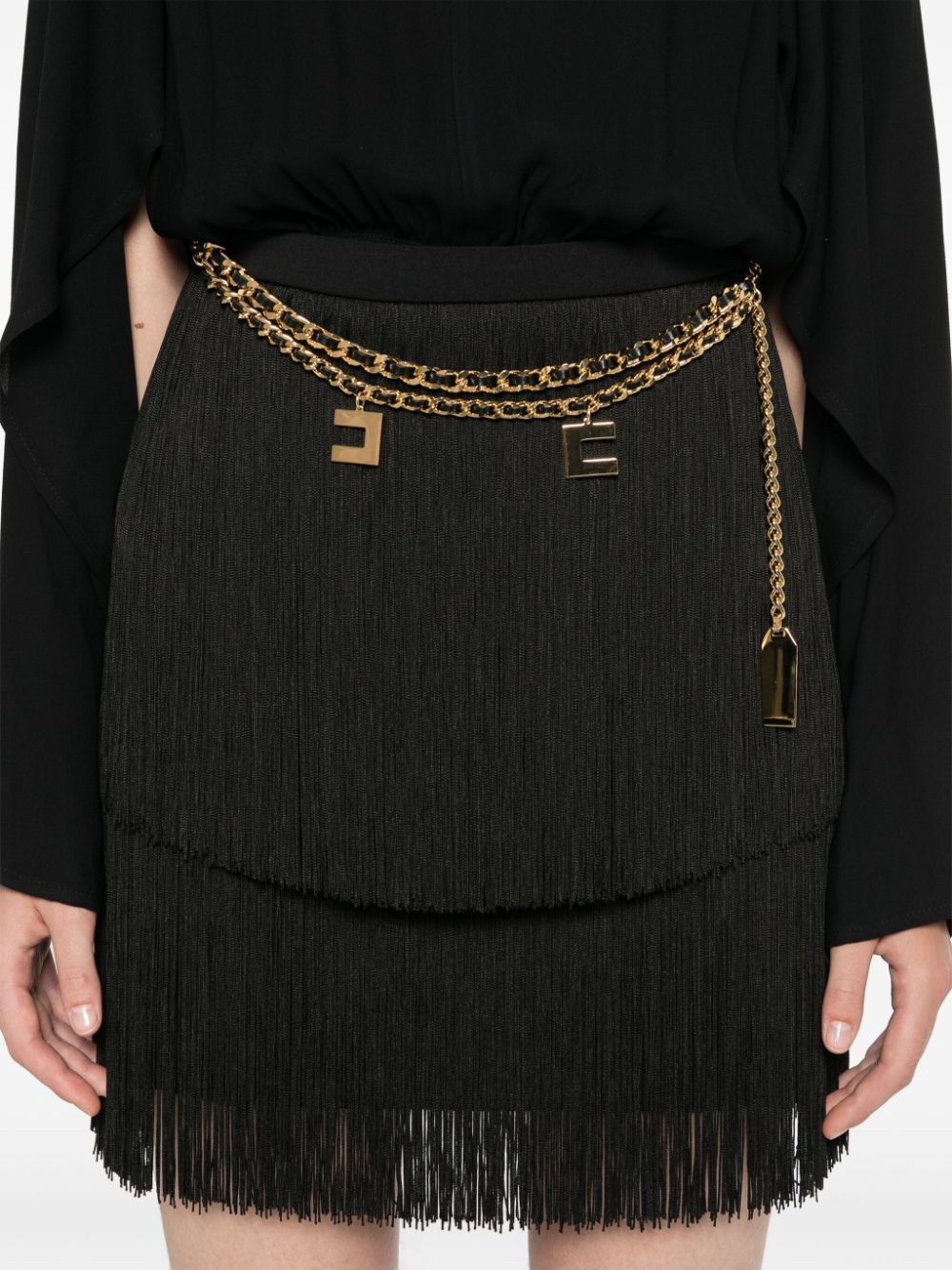 Elisabetta Franchi-OUTLET-SALE-Dress SCHWARZ-ARCHIVIST