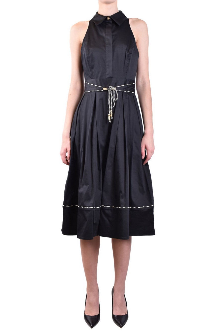 Elisabetta Franchi-OUTLET-SALE-Dress SCHWARZ-ARCHIVIST