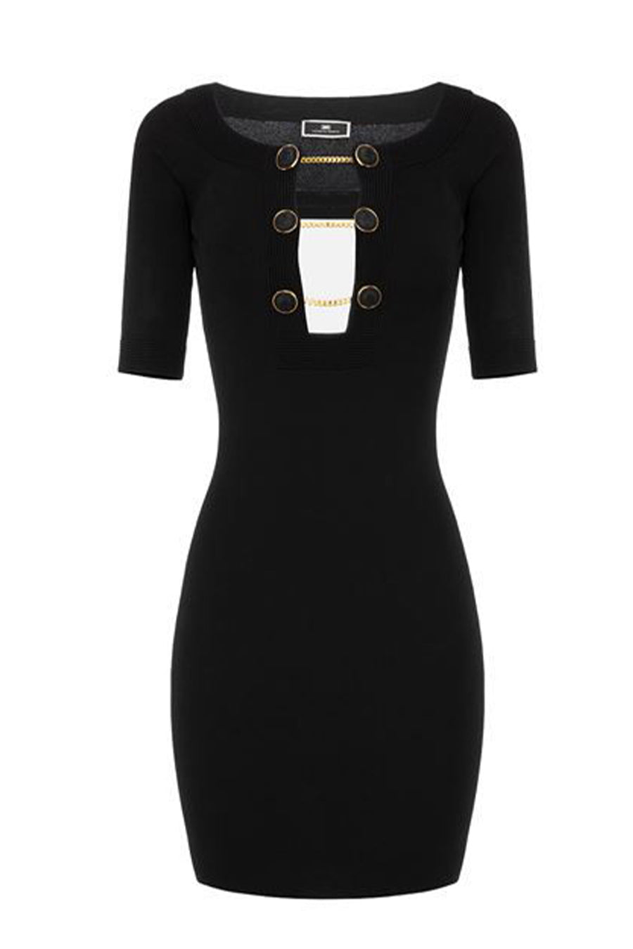 Elisabetta Franchi-OUTLET-SALE-Dress SCHWARZ-ARCHIVIST