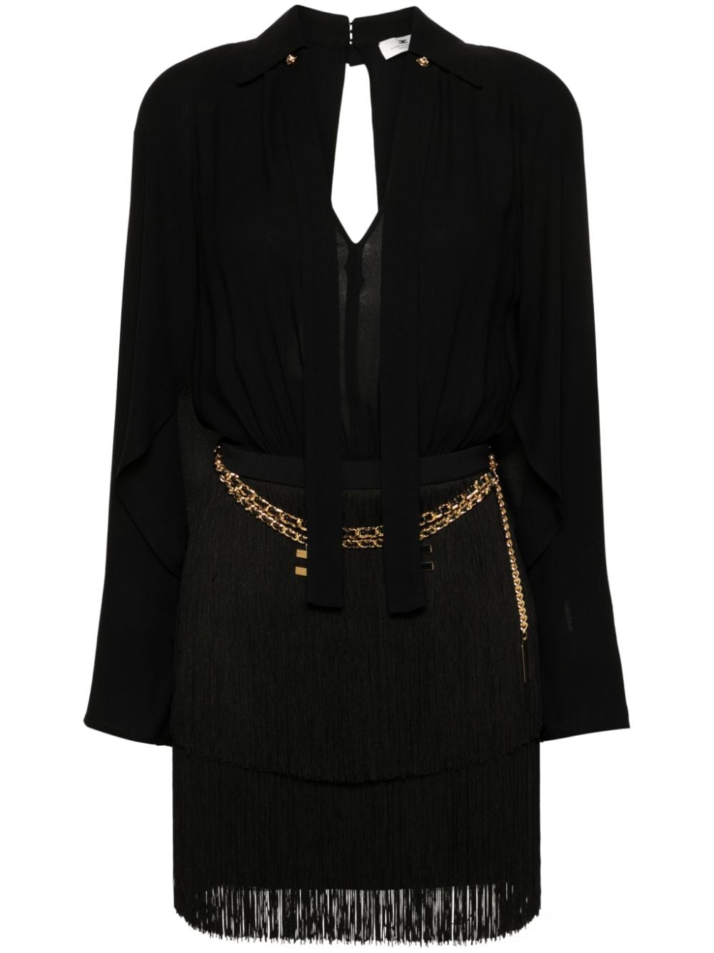 Elisabetta Franchi-OUTLET-SALE-Dress SCHWARZ-ARCHIVIST