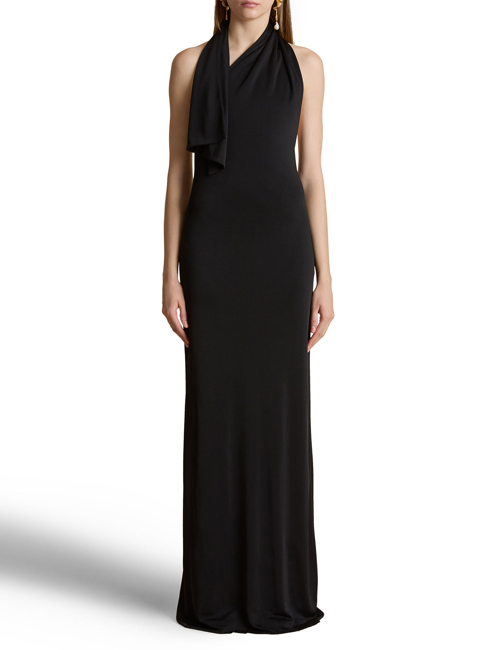 Khaite Ny-OUTLET-SALE-Dress SCHWARZ-ARCHIVIST