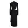 OFF-WHITE-OUTLET-SALE-Dress SCHWARZ-ARCHIVIST