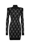 Philipp Plein-OUTLET-SALE-Dress SCHWARZ-ARCHIVIST