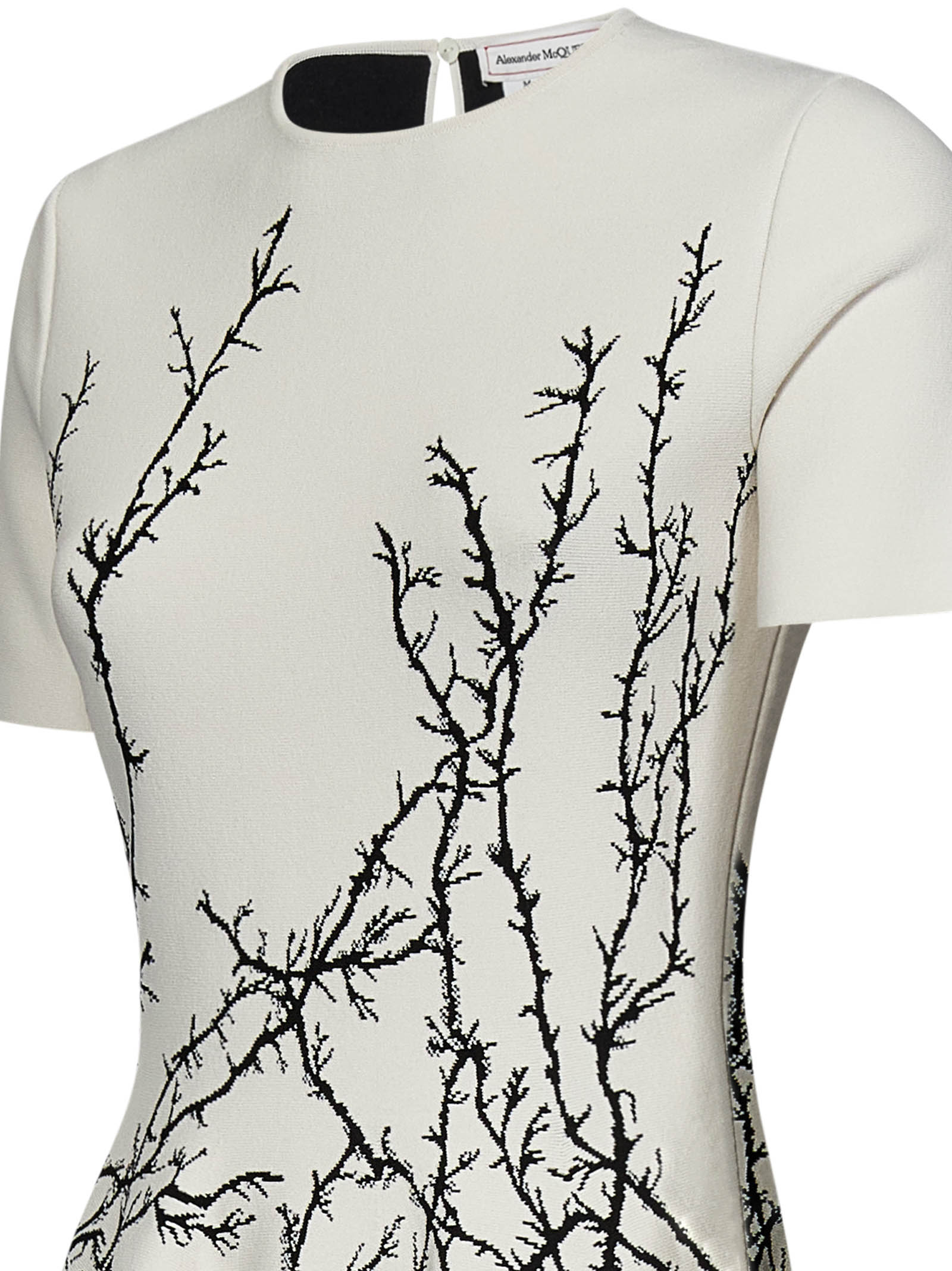 Alexander McQueen-OUTLET-SALE-Dress WEISS-ARCHIVIST