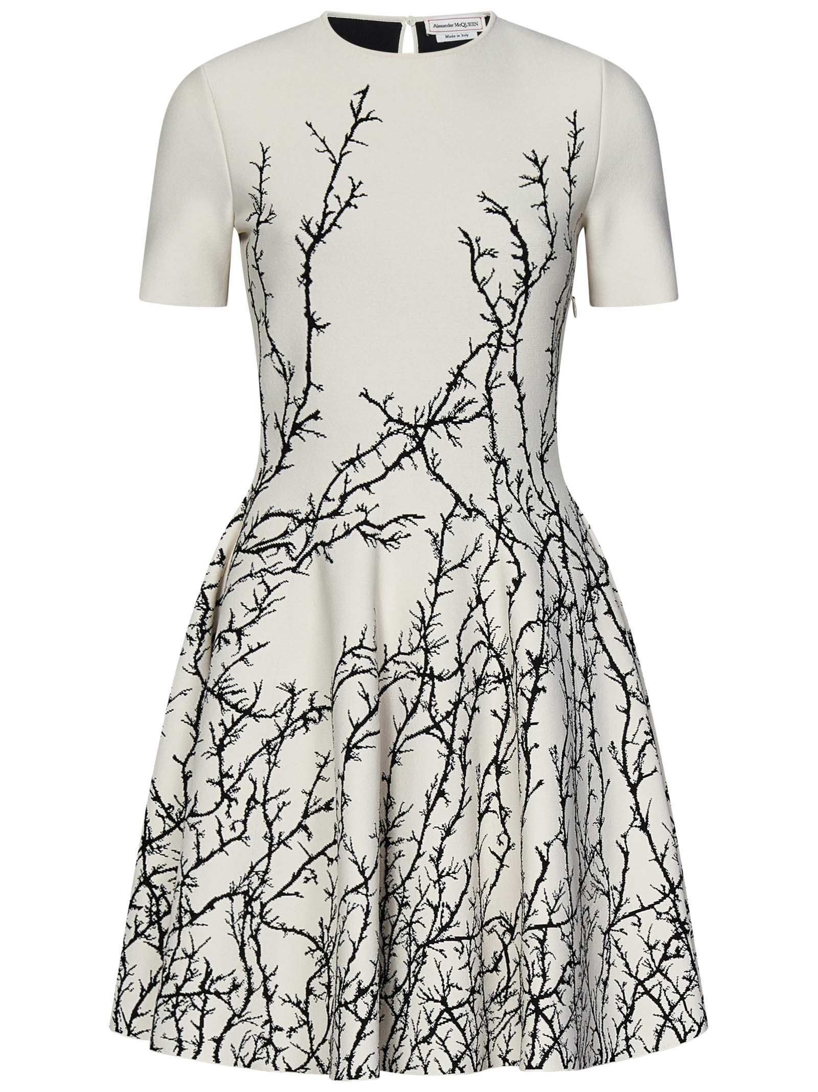 Alexander McQueen-OUTLET-SALE-Dress WEISS-ARCHIVIST