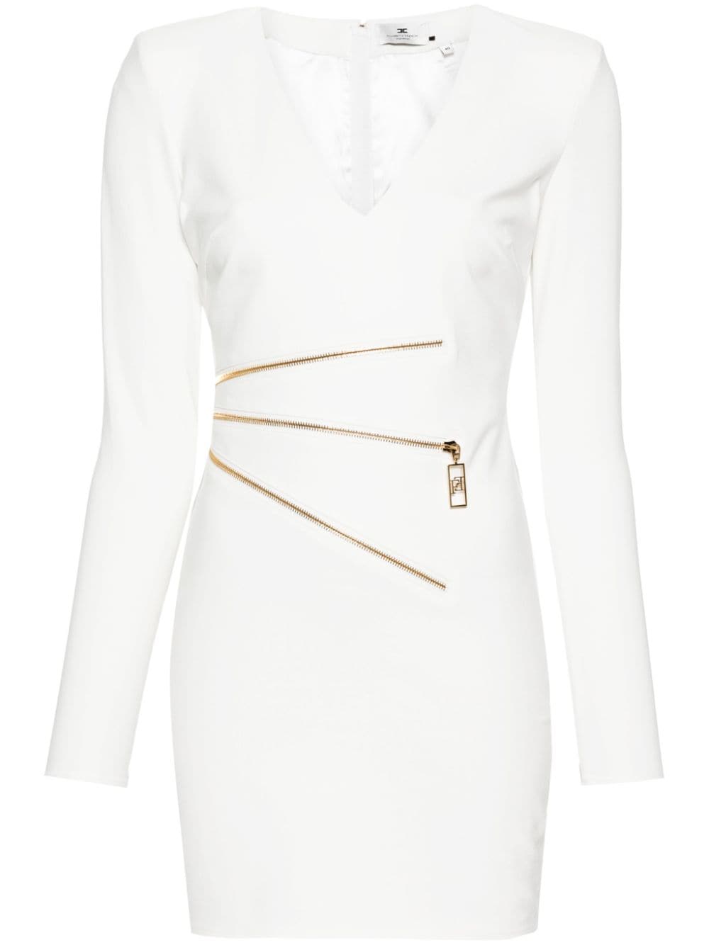 Elisabetta Franchi-OUTLET-SALE-Dress WEISS-ARCHIVIST