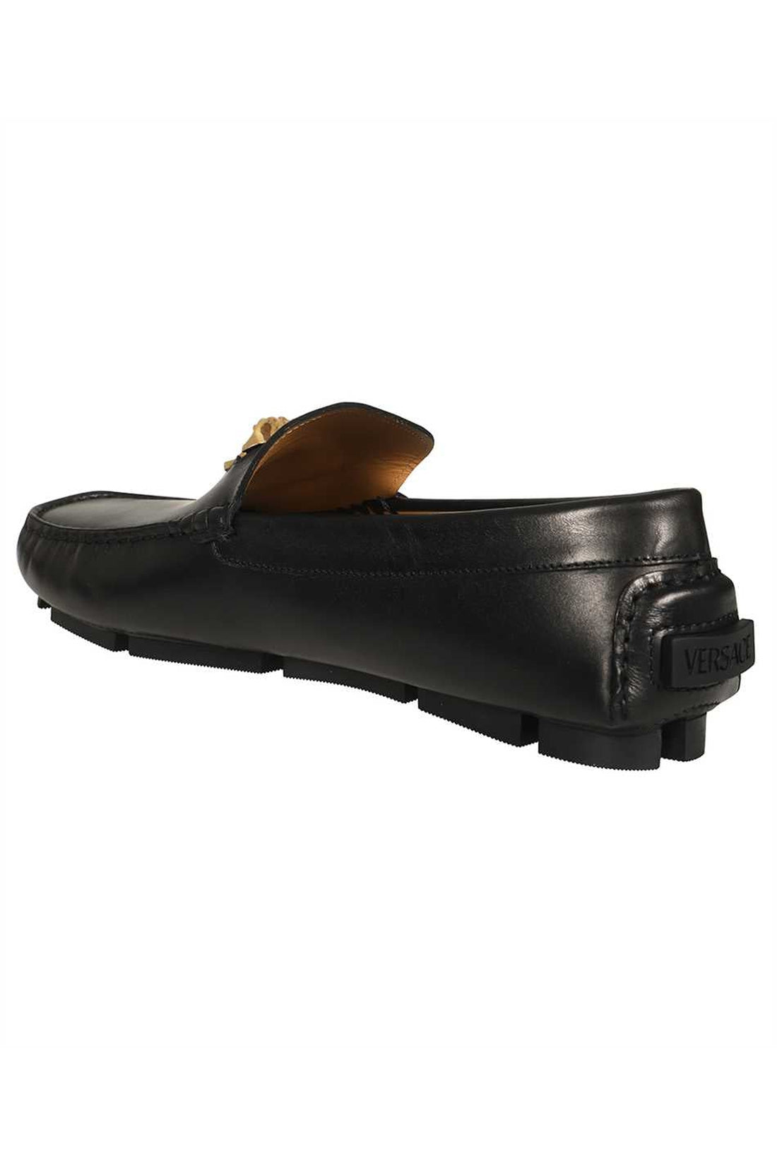 Versace-OUTLET-SALE-Driver leather loafers-ARCHIVIST