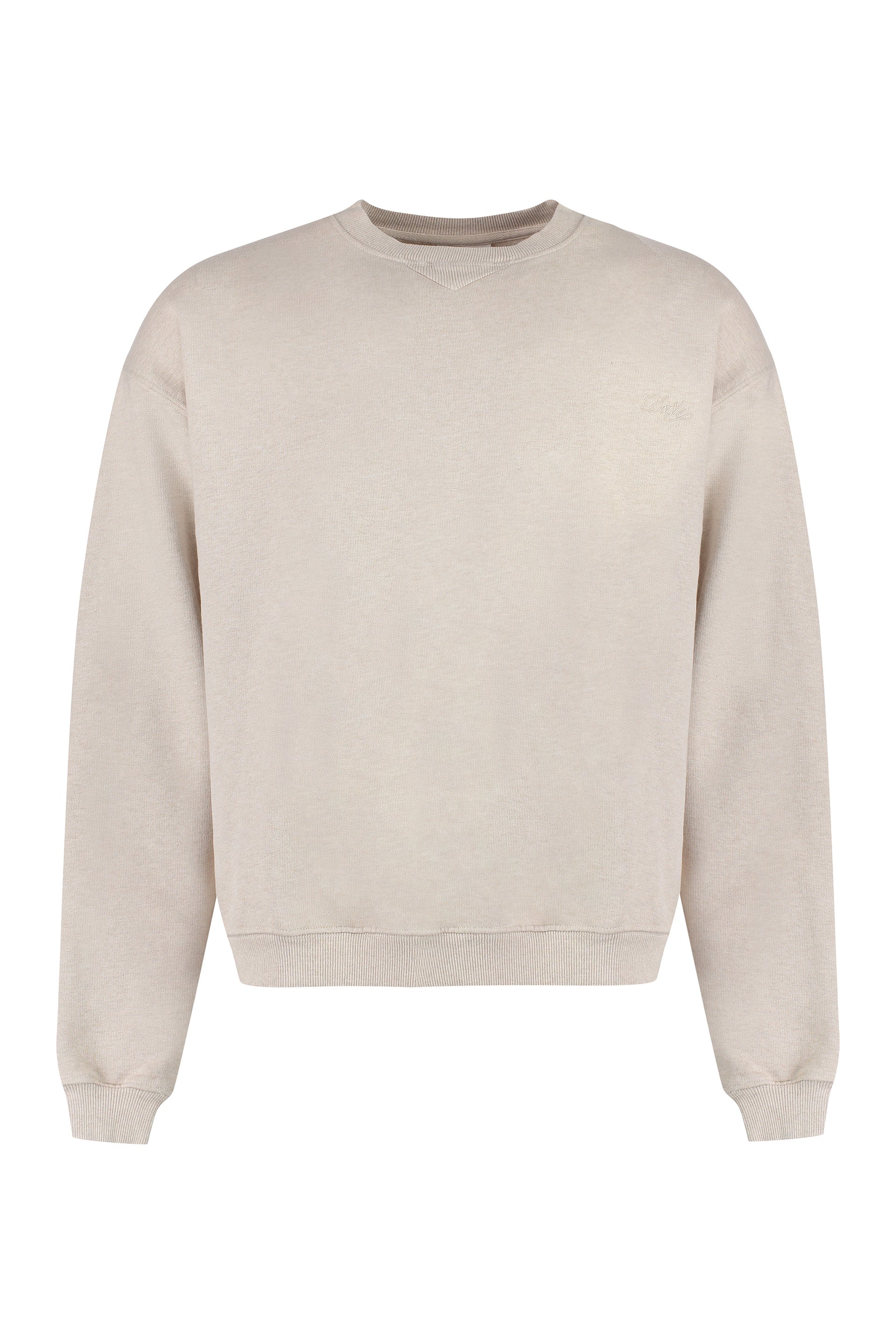 Drôle de Monsieur-OUTLET-SALE-Cotton crew-neck sweatshirt-ARCHIVIST