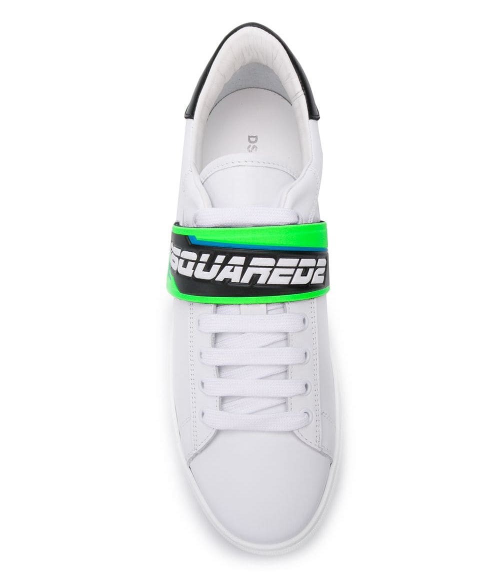 Dsquared2-OUTLET-SALE-Dsquared2 Bionic Logo Strap Sneakers-ARCHIVIST