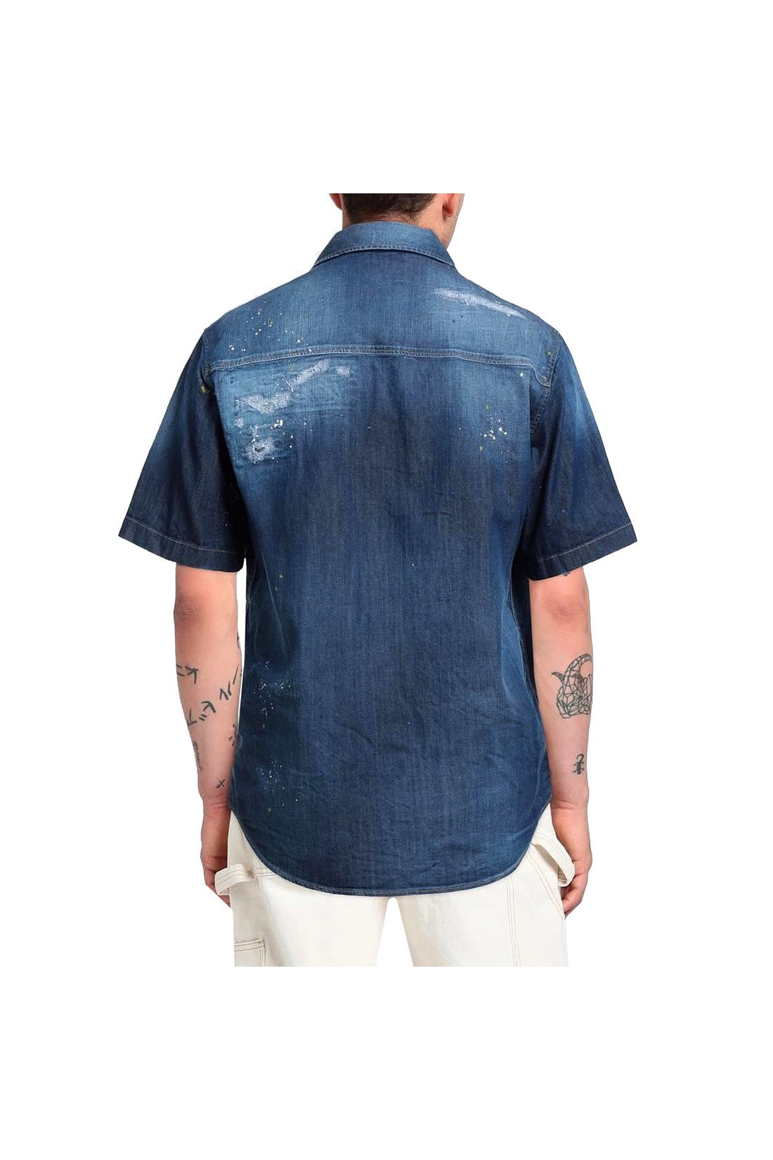 DSQUARED2-OUTLET-SALE-Dsquared2 Denim Shirt-ARCHIVIST