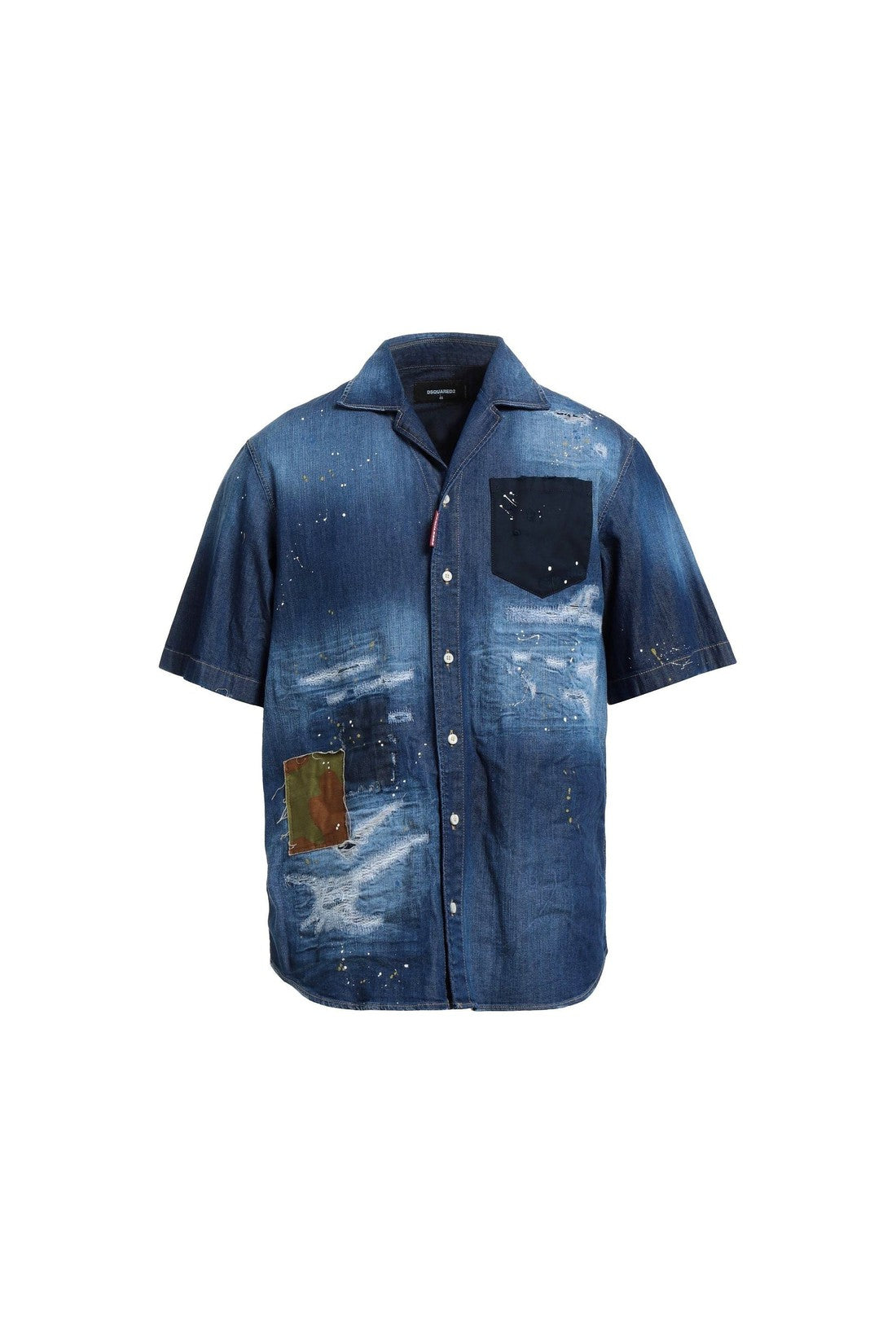 DSQUARED2-OUTLET-SALE-Dsquared2 Denim Shirt-ARCHIVIST