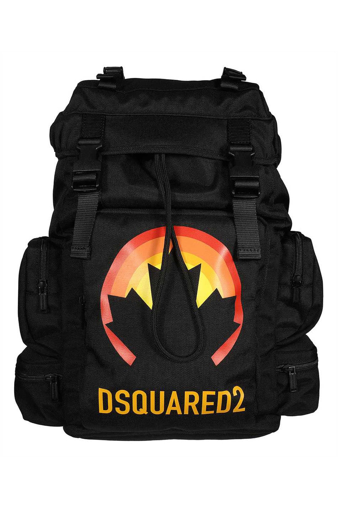 Logo detail nylon backpack
