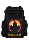 Logo detail nylon backpack