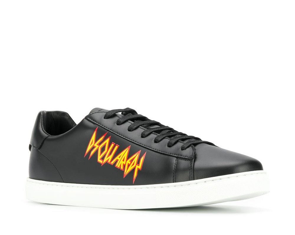 Dsquared2-OUTLET-SALE-Dsquared2 Tennis Rock Logo Sneakers-ARCHIVIST