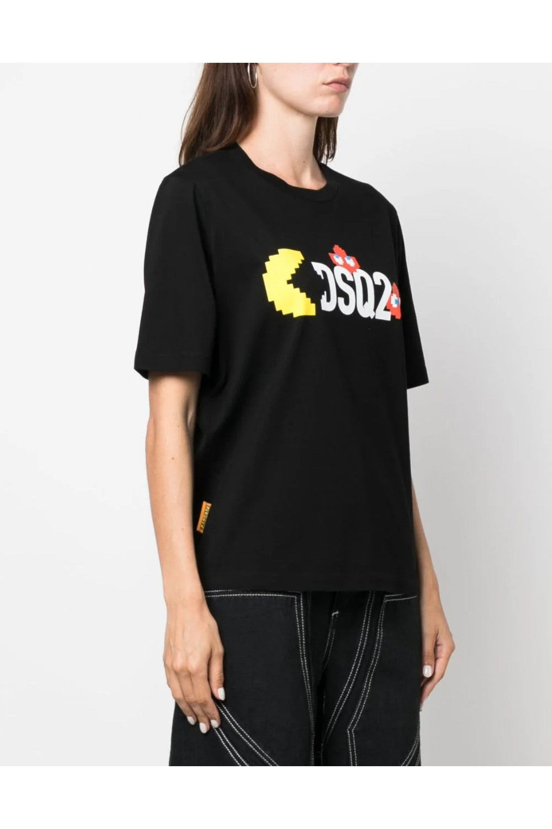 Dsquared2-OUTLET-SALE-Dsquared2 x Pac-Man Logo T-Shirt-ARCHIVIST