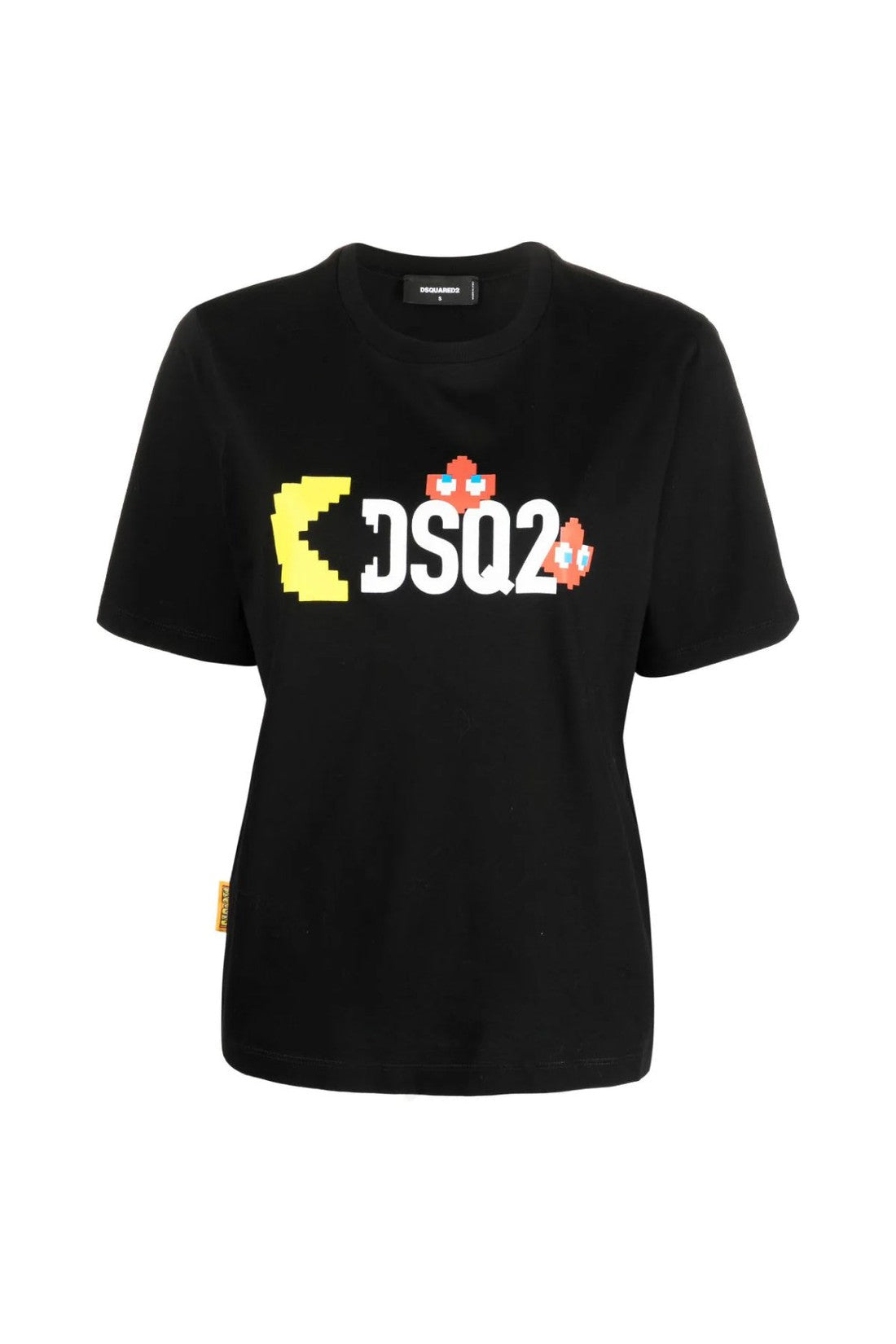 Dsquared2-OUTLET-SALE-Dsquared2 x Pac-Man Logo T-Shirt-ARCHIVIST