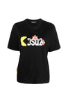 Dsquared2-OUTLET-SALE-Dsquared2 x Pac-Man Logo T-Shirt-ARCHIVIST