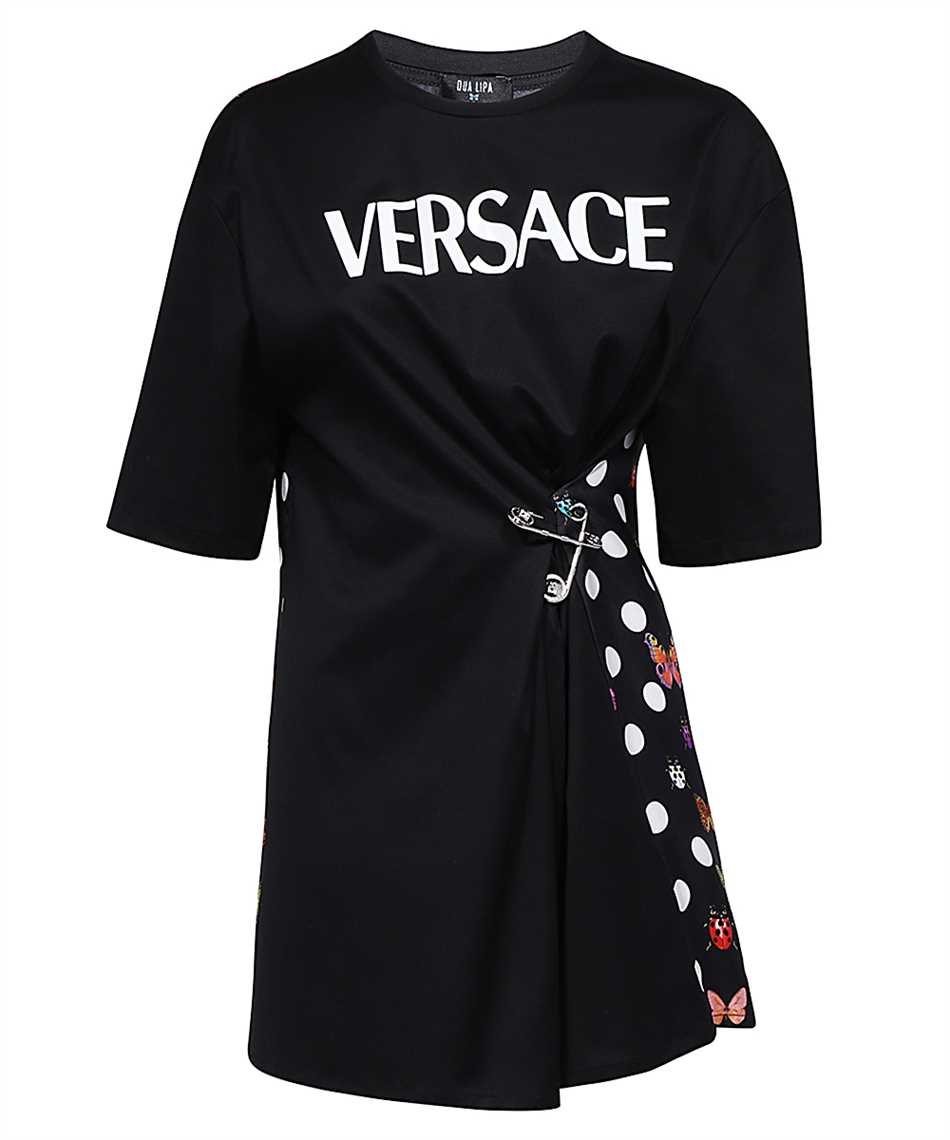 Versace-OUTLET-SALE-Dua Lipa x Versace logo print t-shirt-ARCHIVIST