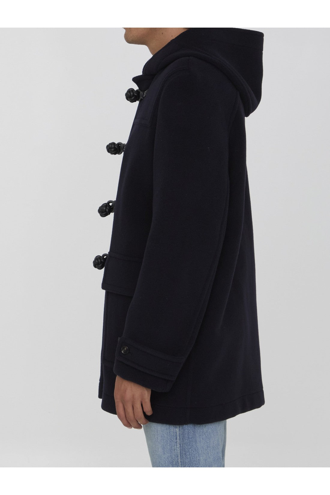 Bottega Veneta-OUTLET-SALE-Duffle coat in wool-ARCHIVIST