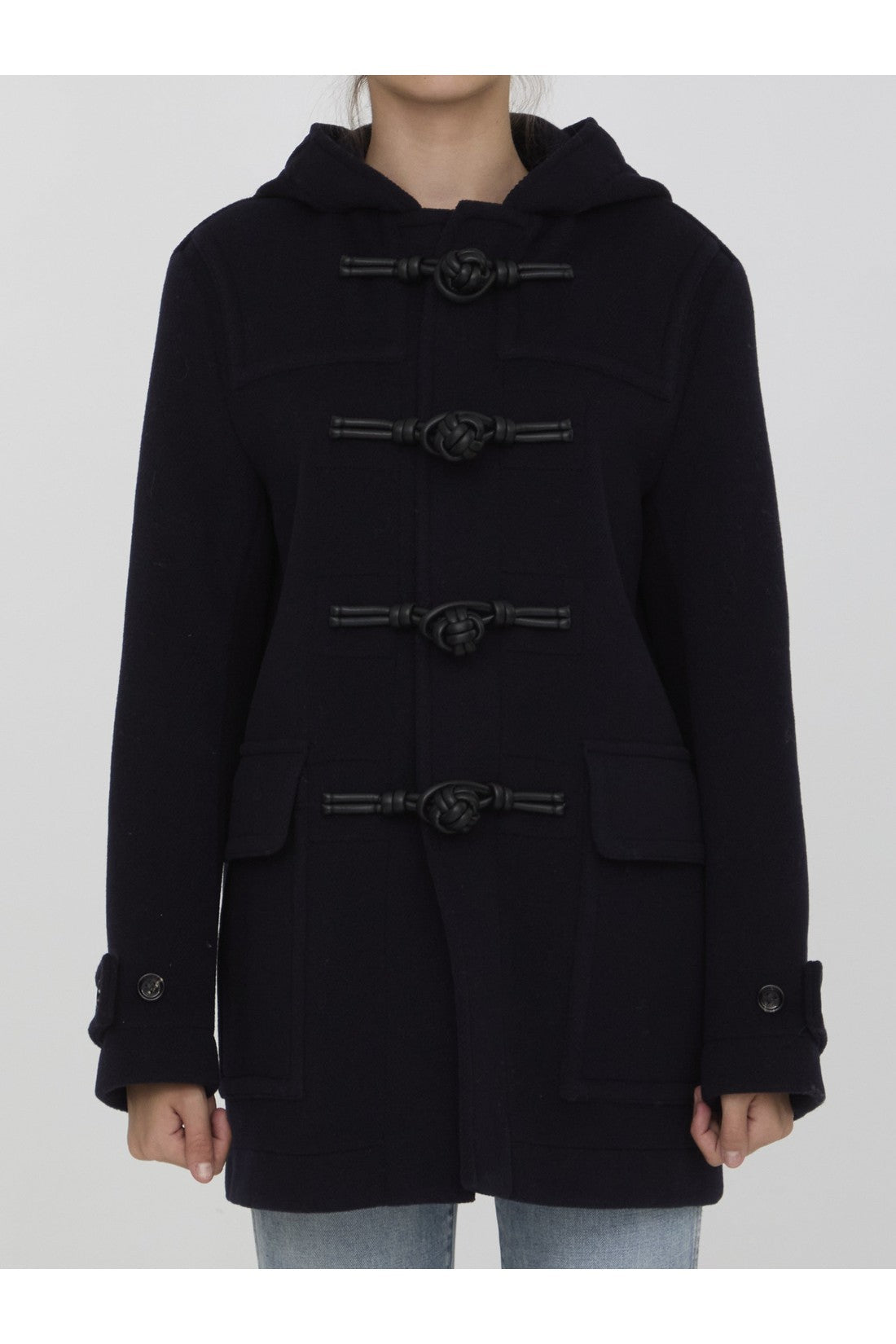 BOTTEGA VENETA-OUTLET-SALE-Duffle coat in wool-ARCHIVIST