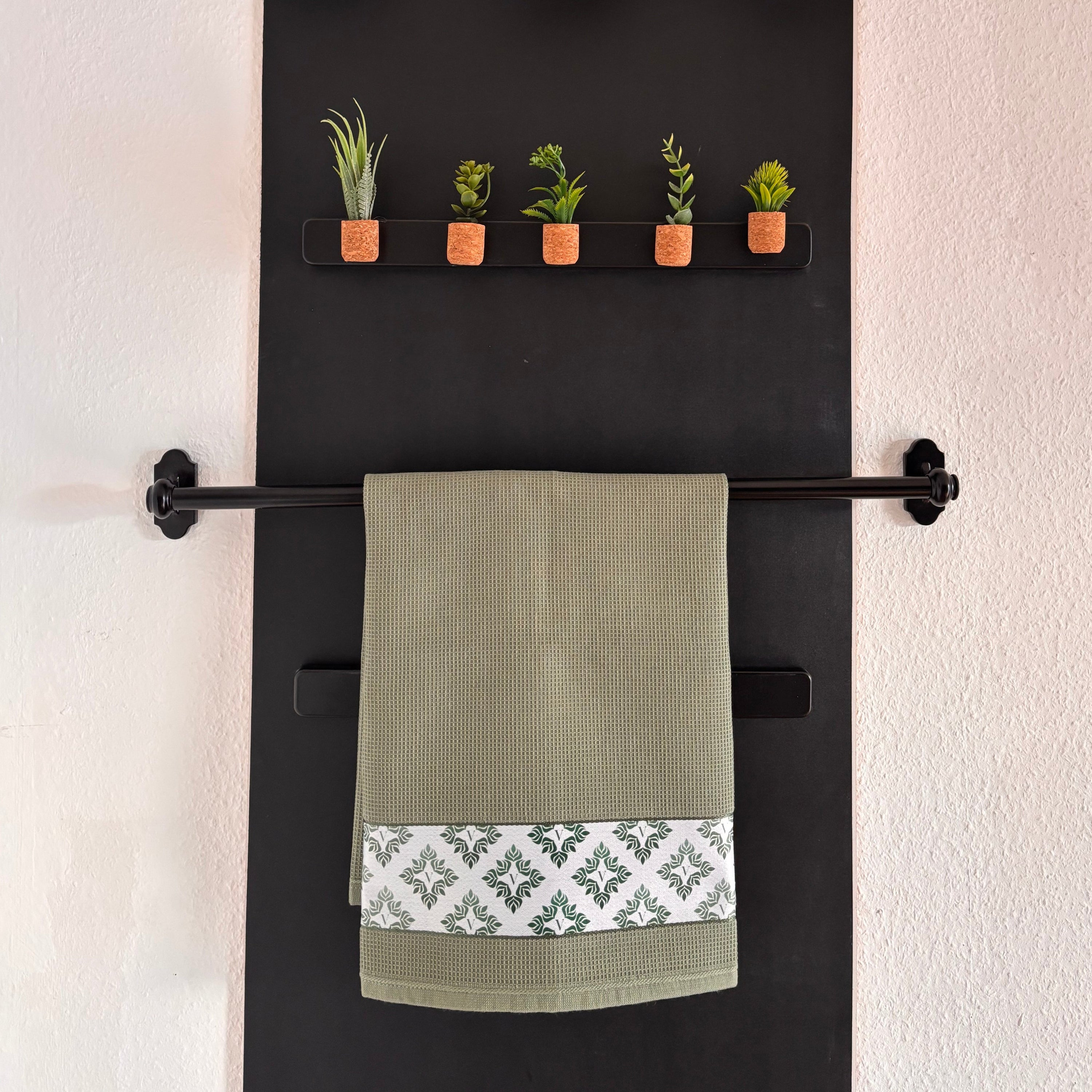 Verdancia-Waffel-Küchentuch - 100% Baumwolle - 50x70cm-Küchentuch-Black-Deal-Outlet-by-ARCHIVIST