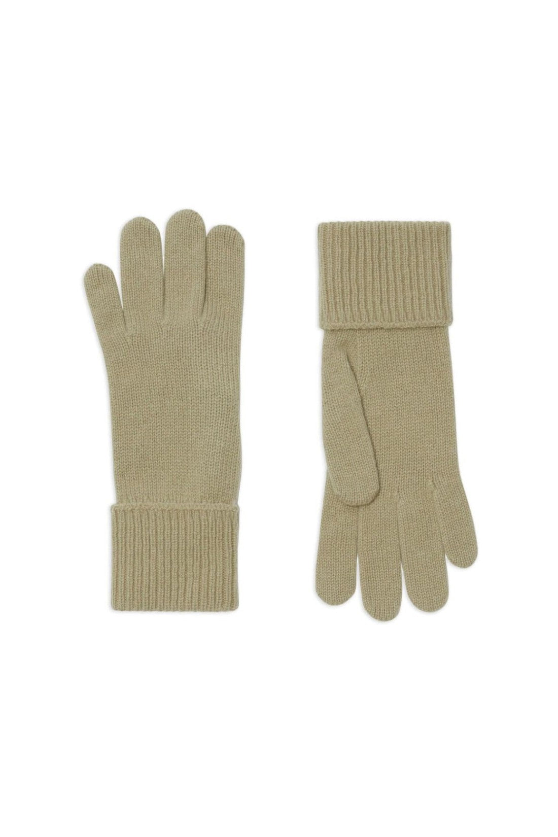 Burberry-OUTLET-SALE-EKB Logo Embroidered Cashmere Gloves-ARCHIVIST