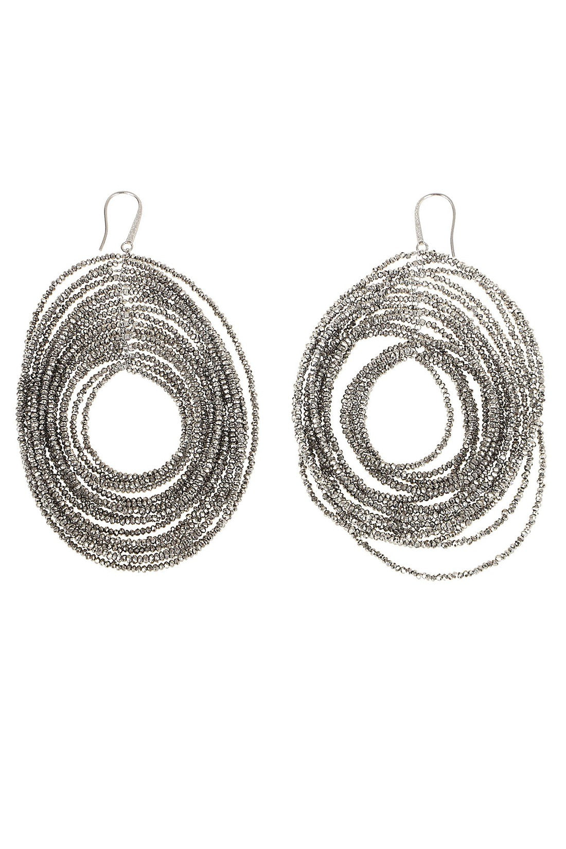 BRUNELLO CUCINELLI-OUTLET-SALE-Earrings GRAU-ARCHIVIST