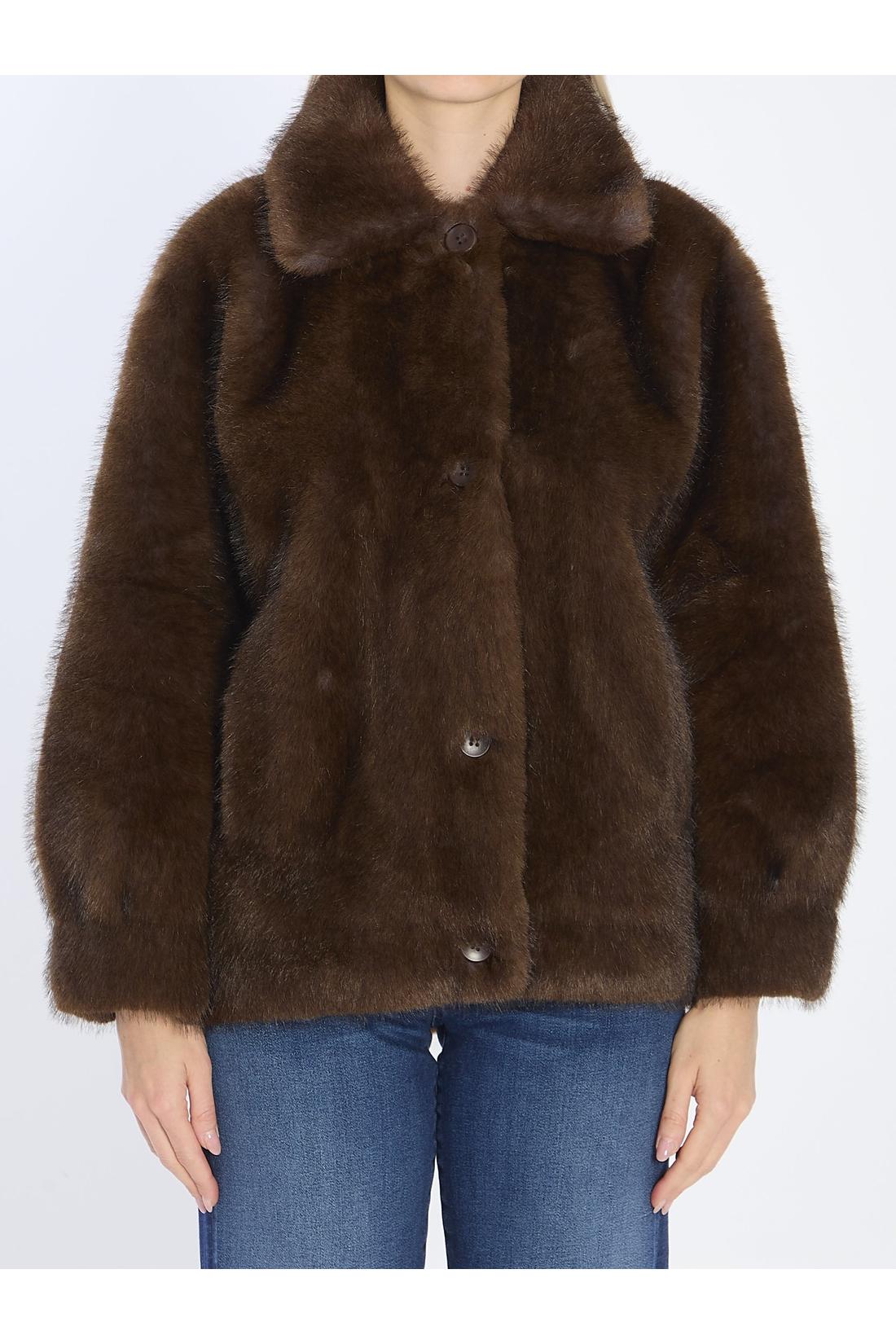 Valentini-OUTLET-SALE-Eco-fur jacket-ARCHIVIST