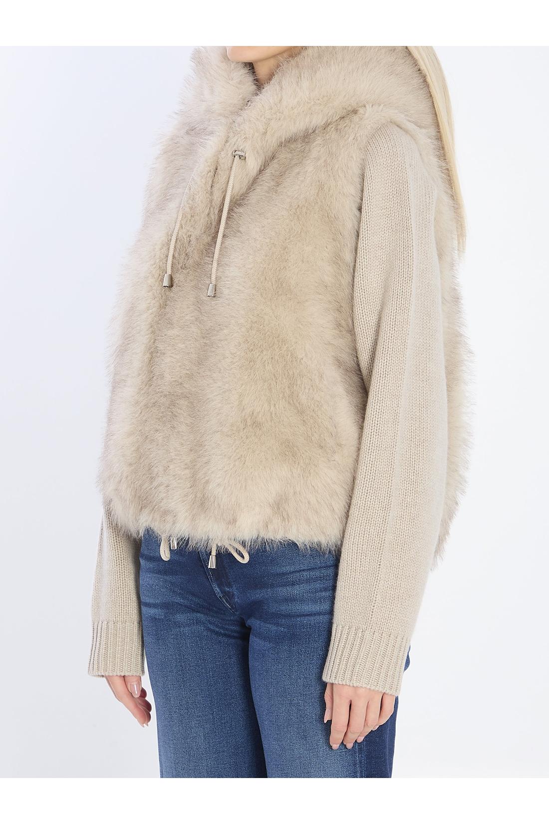 Valentini-OUTLET-SALE-Eco-fur vest-ARCHIVIST