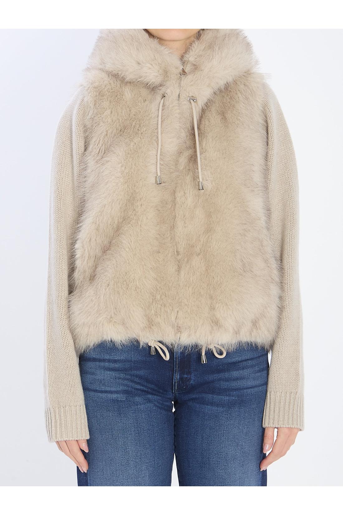 Valentini-OUTLET-SALE-Eco-fur vest-ARCHIVIST