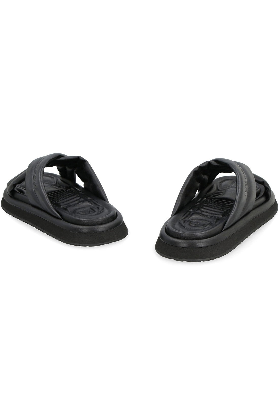 Dolce & Gabbana-OUTLET-SALE-Eco-leather slides-ARCHIVIST