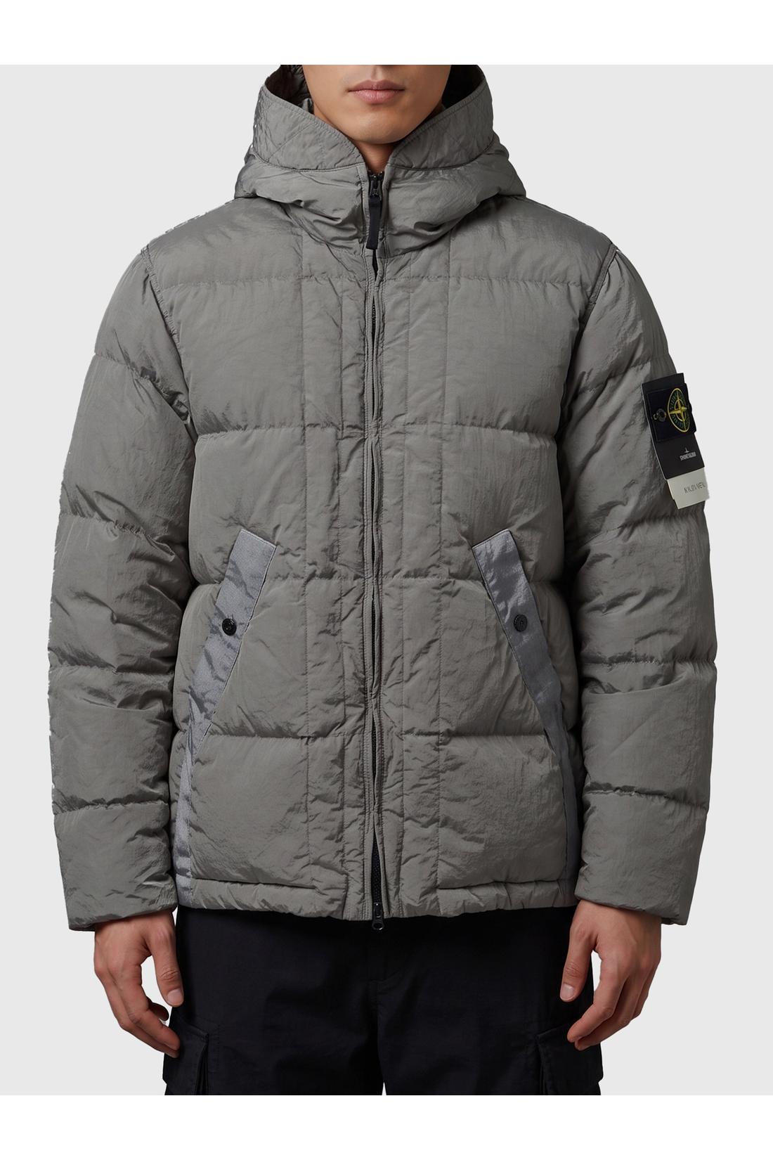 Stone Island-OUTLET-SALE-Econyl® nylon down jacket-ARCHIVIST