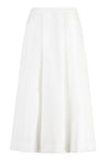 Pinko-OUTLET-SALE-Ecuba cotton midi skirt-ARCHIVIST